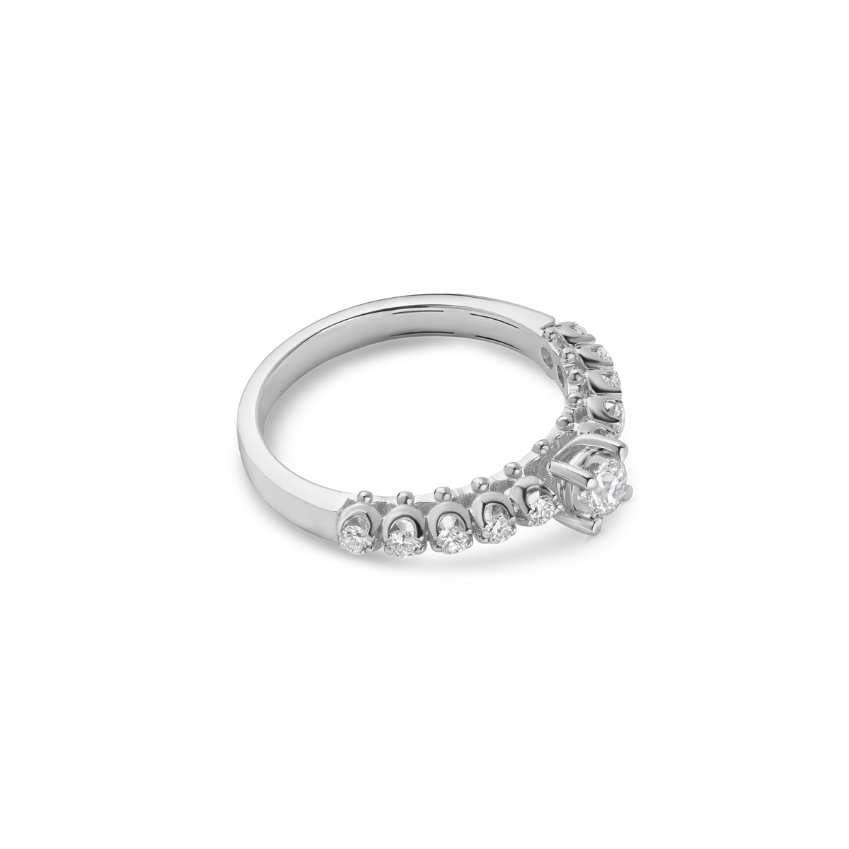 Midnight Diamond Band Ring