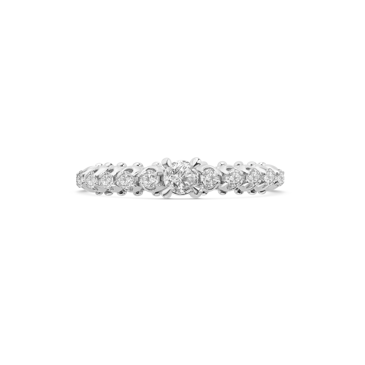 Midnight Diamond Band Ring
