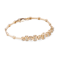 Midnight Diamond Link Bracelet