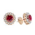 Midnight Ruby Earrings