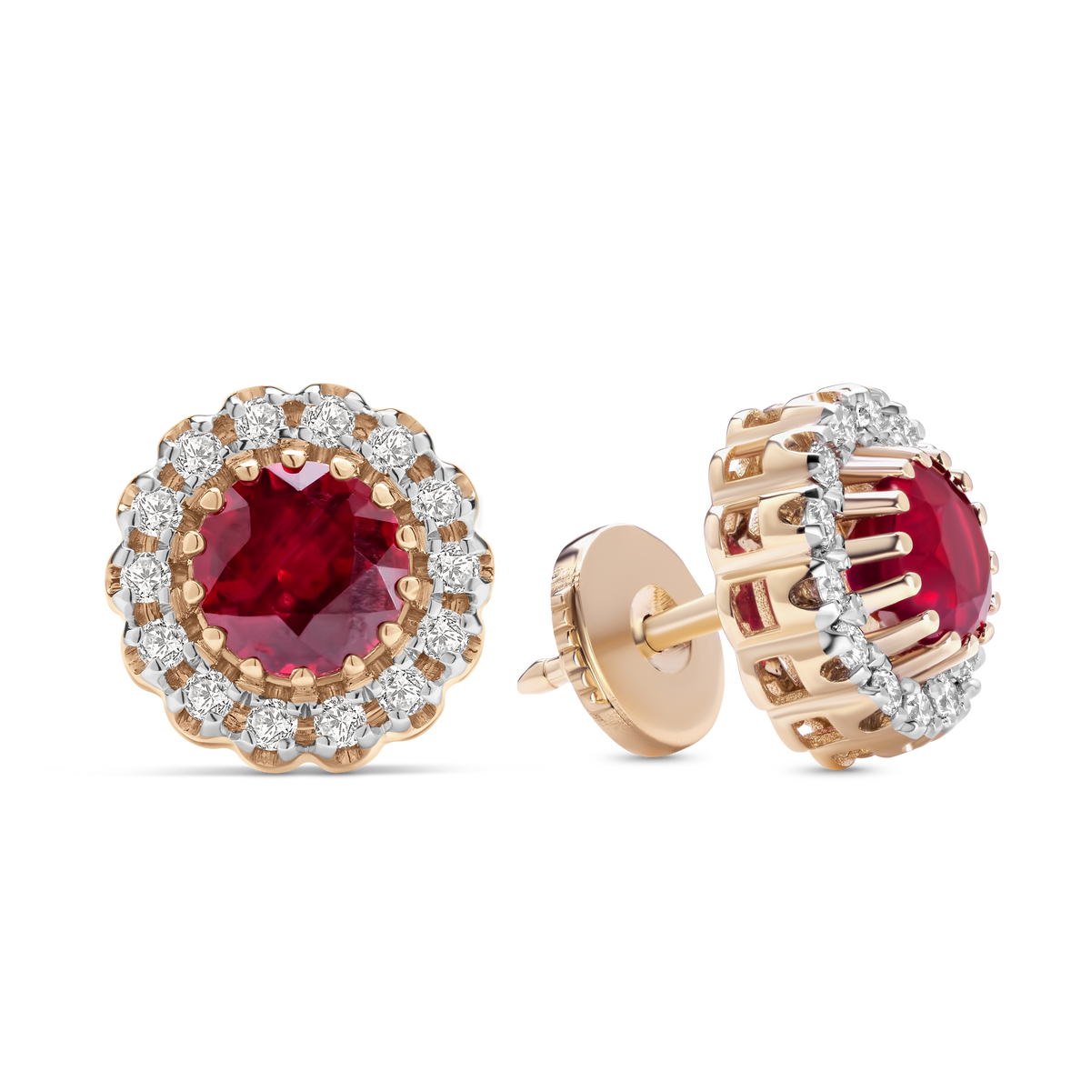 Midnight Ruby Earrings
