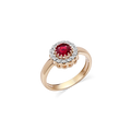 Midnight Ruby Ring
