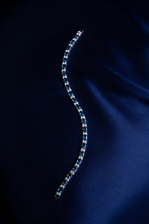 Midnight Blue Tennis Bracelet